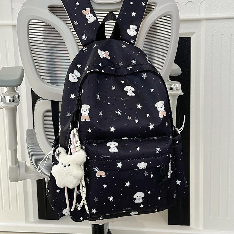 Schoolbag female ins wind Japanese new high value fresh and sweet junior high school lightweight travel large capacity backpack