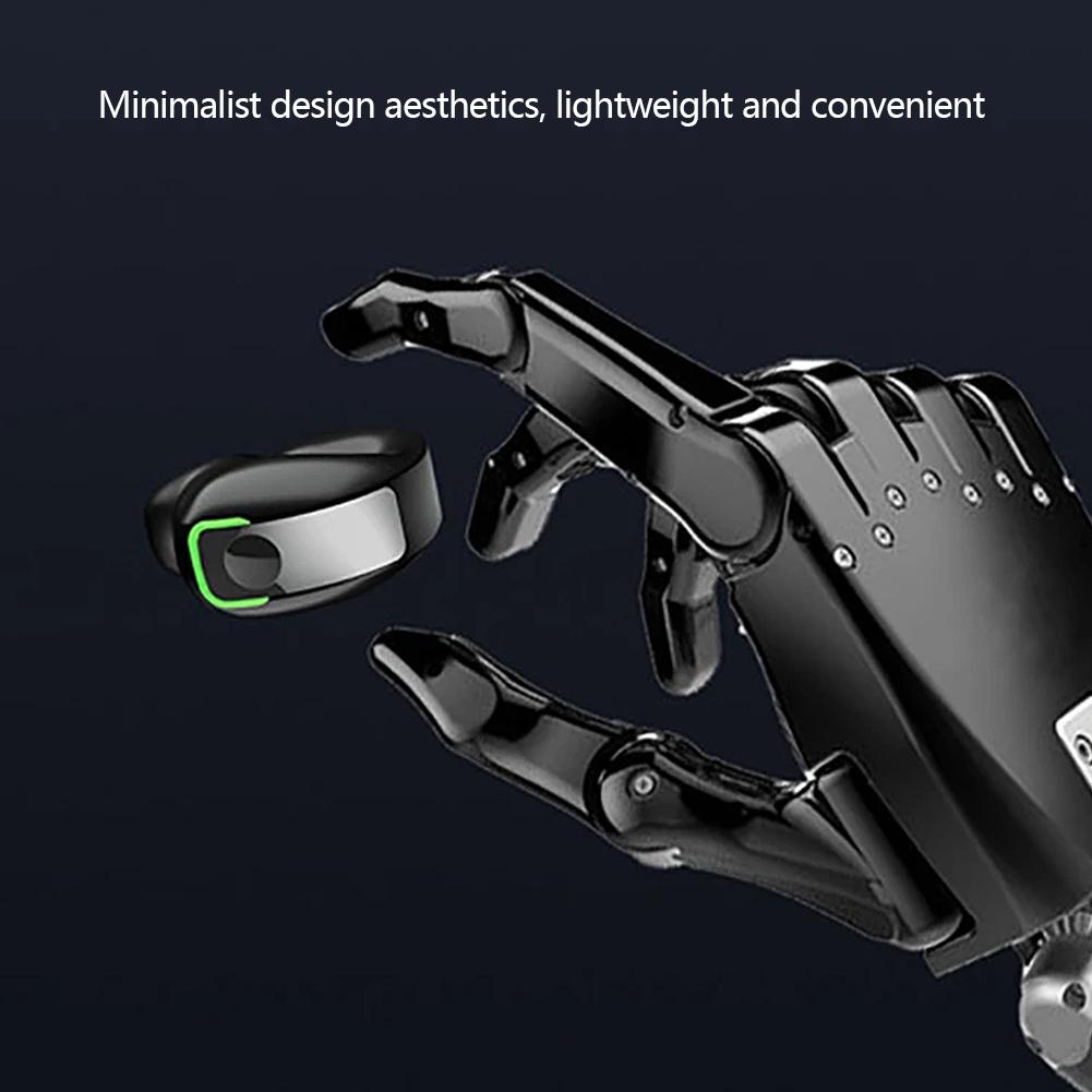 Kabelloses Bluetooth V5.3 Headset Sprechen Clip-on Ohrhörer Lange Tragezeit ohne Schmerzen Ultra lange Akkulaufzeit