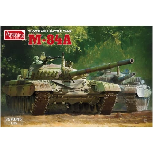 Amusing Hobby 1/35 Yugoslavian Main Battle Tank M-84A Plastic Model AMH35A045