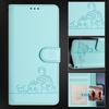 Kitten Embossing Is Suitable for Youmi UMIDIGI G100 PRO with Hand Strap, Flip Cover and Card Wallet.