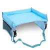 1pc Foldable & Expandable Polyester Youngsters Car Seat Travel Tray with Multiple Storage Pockets