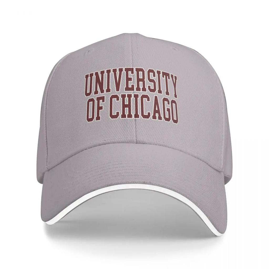 University of Chicago Baseball Cap Hip Hop Beach Outing Gentleman Hat Bobble Hat Golf Unisex Women's