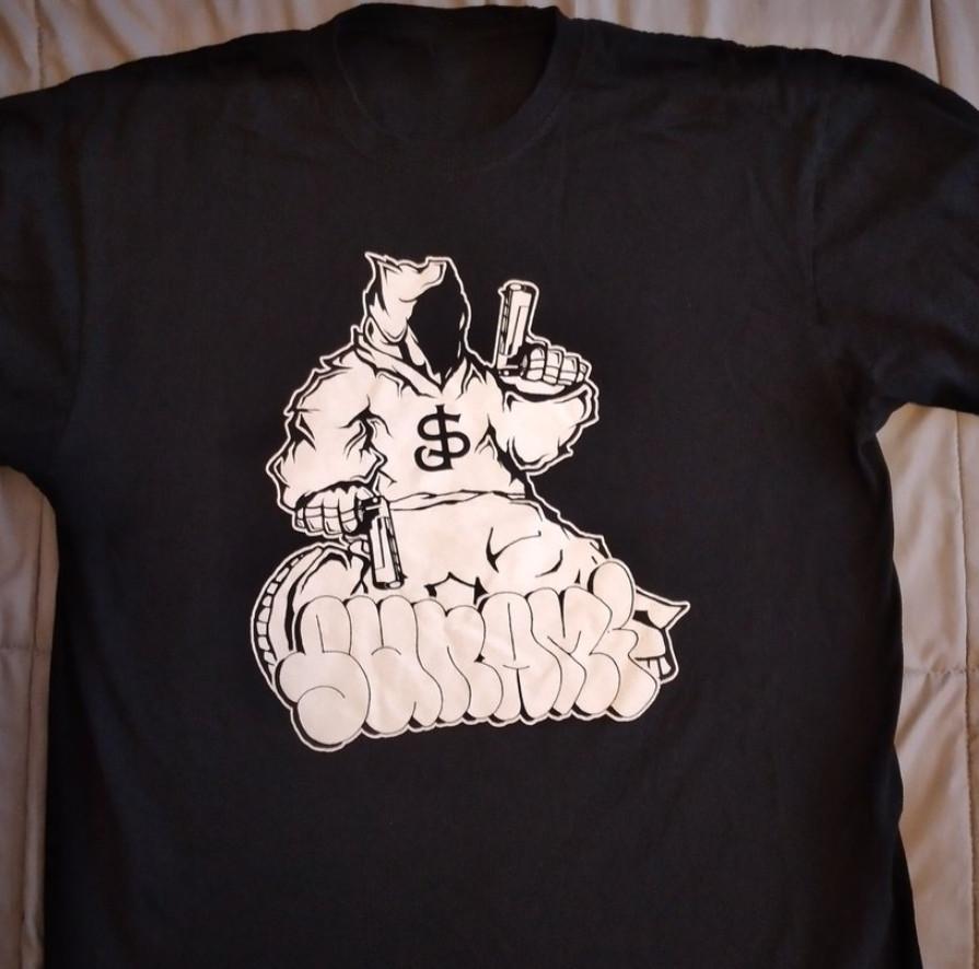 Vtg SUNAMI Band Heavy Cotton T Shirt Black For Men Women All Size S разноцветный