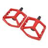 Bike Pedals Nylon Fiber Dual Bearing Anti Slip Lightweight Flat Platform Bike Pedals for Mountain