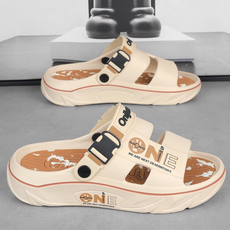 

Летние сандалии для мужчин Дышащие шлепанцы Легкие Удобные Пляжные тапочки Мужские Женские Нескользящая Мягкая подошва Повседневная обувь 36-37