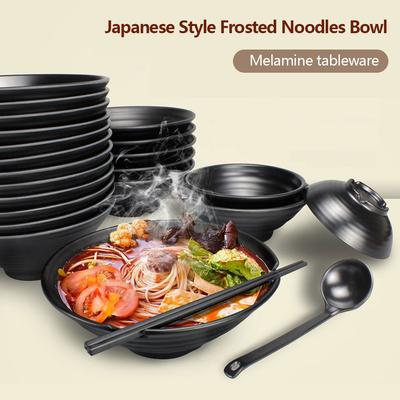 Melamin Rindfleisch Ramen Melamin Obstsalat Fast Food Geschirr Japanischer Stil Mattierte Nudelschüssel Geschirr Küchenzubehör