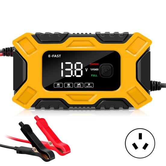 

Зарядное устройство, полноэкранный автоматический большой интеллектуальный аккумулятор с разъемом AU, аккумулятор для автомобиля, мотоцикла, обслуживающий автомобиль