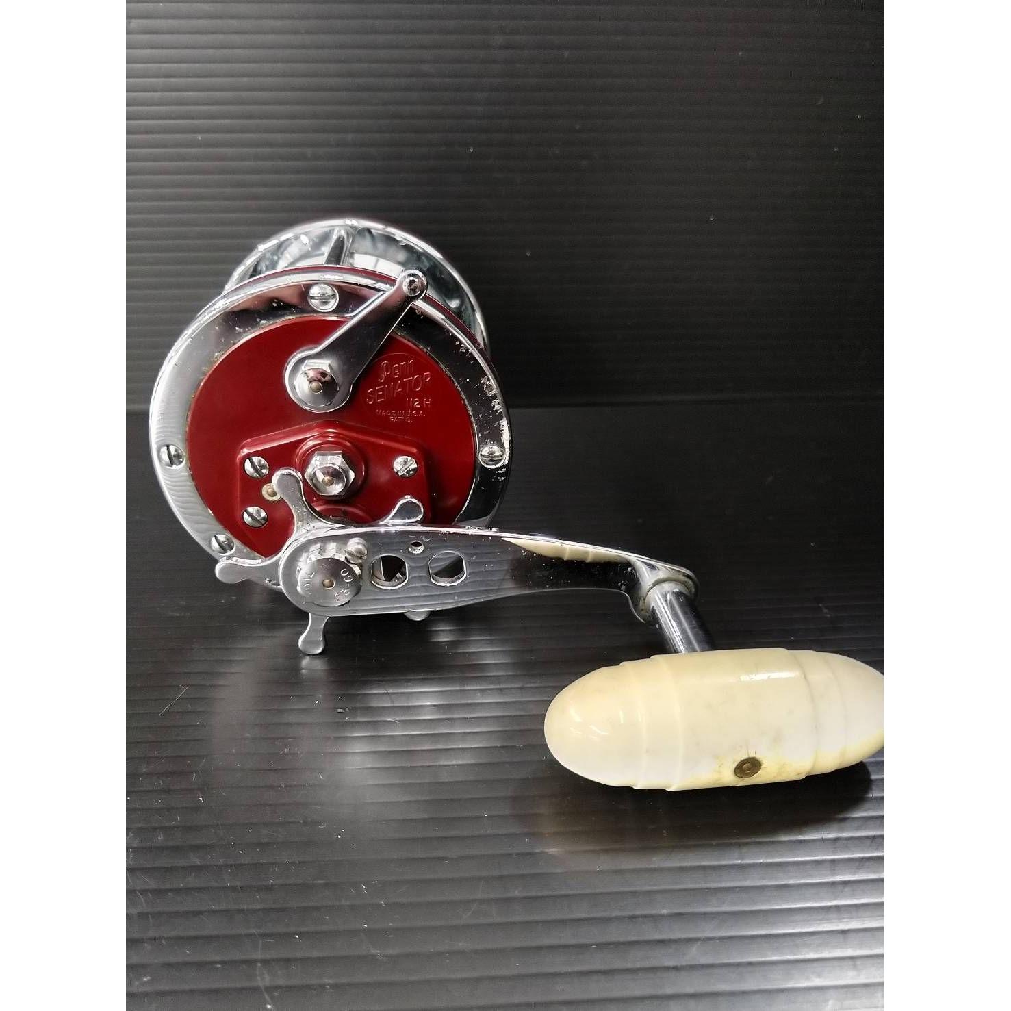 Used PENN SENATOR 112H 3/0 Double axis Reel Trolling Bottom item Stone sea bream (02)
