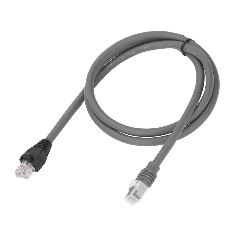 Portable Grey Mini Ethernet Cable 1200mbps Waterproof Rectangular Satellite Cable 1m/3ft 2m/7ft 5M/16ft LAN Cable Mini Device