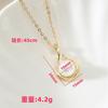 Imitation Pearl Fashion Simple Women's Pendant Necklace High-end Niche Design Round Clavicle