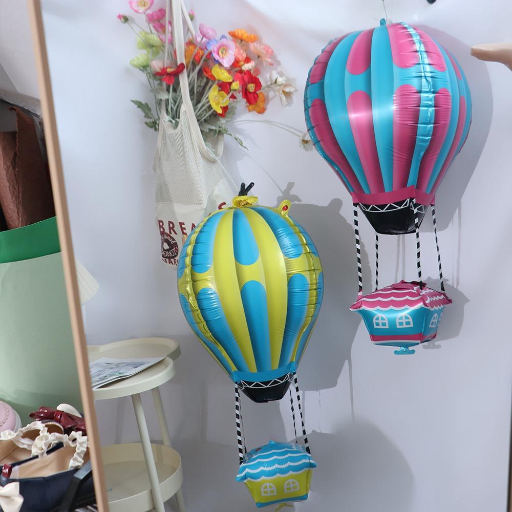 Inflatable 4D Hot Air Balloon Cute Party Decor Balloon Interesting Foil Balloon  Party Decorations