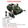 World War II Military SU-85 Tank Destroyer Bricks WWII Army Soldiers Weapons Building Blocks Classic Construction Toys For Kids