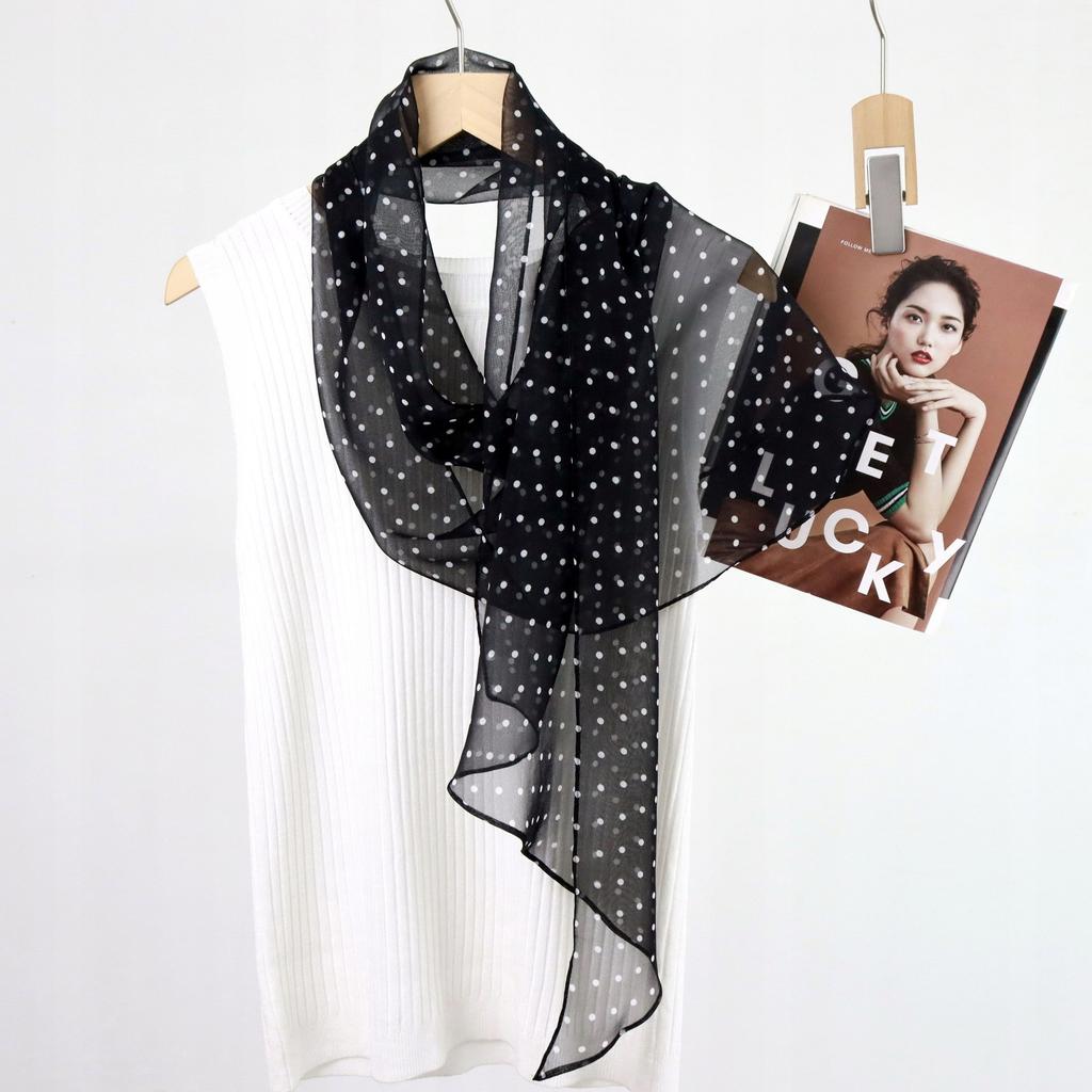 SCARF with Print, Women' Long Elegant KNIFE, SCARF Like a Tie