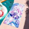 Games Girl Blue A-archive Hoshino Beach Towel For Beaches Yoga Studios Gyms Hot Springs Swimming Pools And Picnics