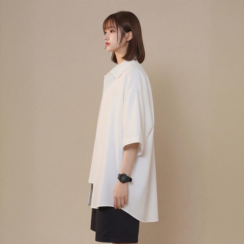 Baleno Women's Solid Color Casual Spring/Summer Shirt