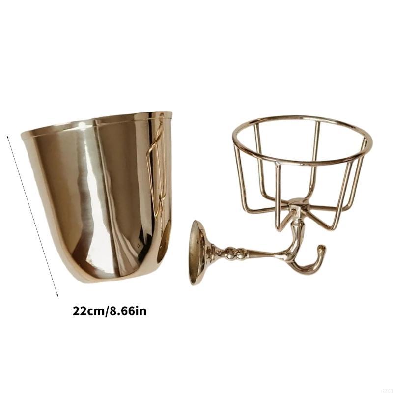 62KD Decorative Wall Mounted Metal Vessel Flower Vase for Stylish Interior Styling