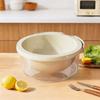 Plastic Double-Layer Drain Basket Sturdy Grain Washing Basin Kitchen Storage Baskets  Grain Washing