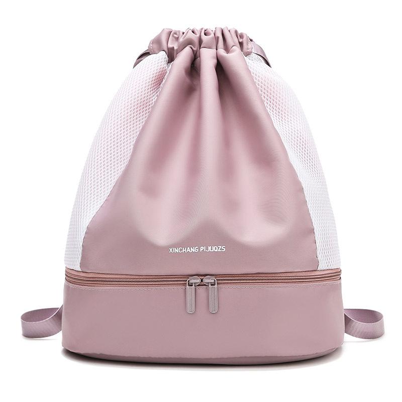 Women's Gym Bag: Wet/Dry Separation, Shoe Compartment, Sports, Swim, Yoga, Travel, Lightweight, Double Shoulder.