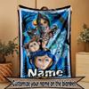 Custom Name Personalized Coraline Print Blanket, Home Decor, Bedroom, Sofa, Camping, Couch, Gifts for Birthday ChristmasEnthusiasts
