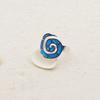 Opal Blue Swirl Ring - Cross-Border Exclusive