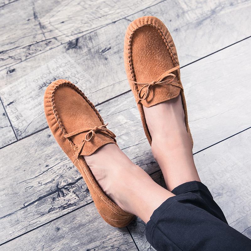 Erkek Moccasins Püsküllü Sürüş Ayakkabıları Günlük Yürüyüş Ayakkabıları