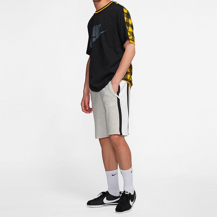 Nike Air French Terry Drawstring Zip Pockets Casual Shorts Men Bottoms Grey CJ9948-050