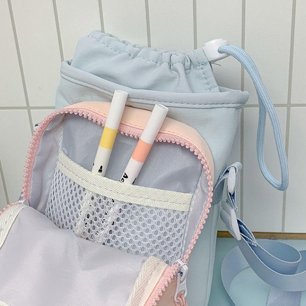 Lightweight Water Bottle Bag Dopamine Style Thermal Mugs Shoulder Bag  Sports