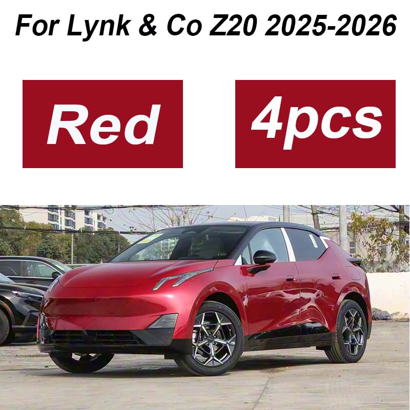 For Lynk & Co Z20 Accessories 2025 2026 4PCS Painted Front Mudguards Splash Guards Rear Muds Fender Flare Wheels Car Accessories