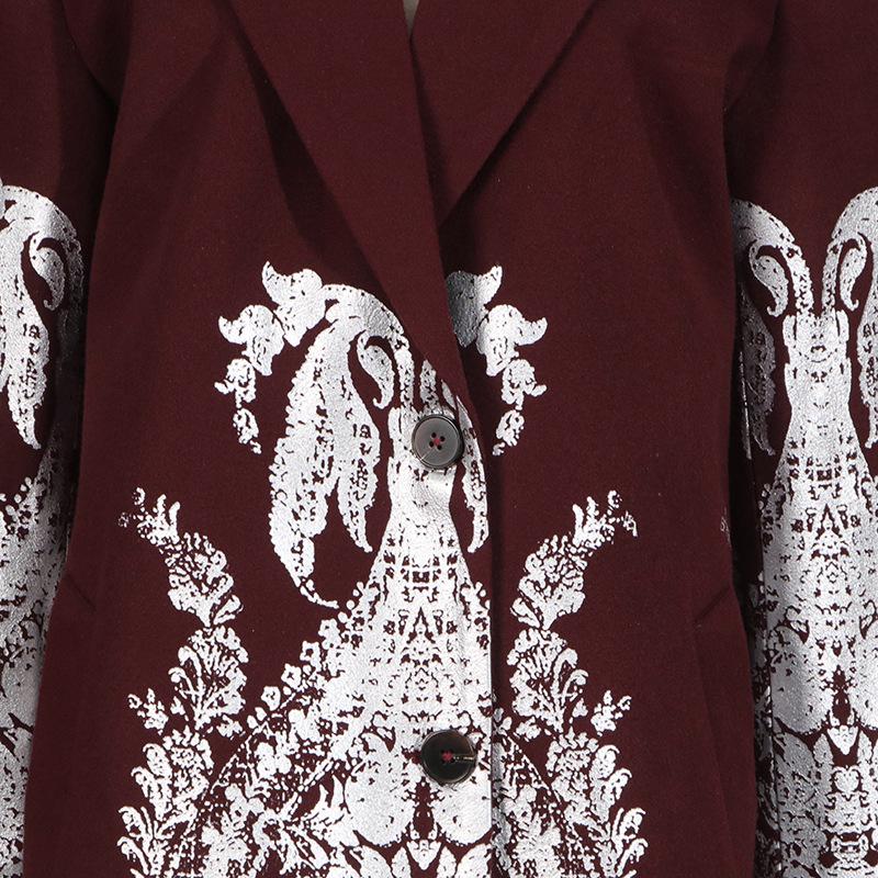 2026 Spring Stylish Printed Women's Suit Jacket - European American Commuting Style