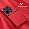 Leather Car Holder Magnetic Cover For Xiaomi Redmi Note 13 Pro 4G 5G Case Silicone Shockproof Coque Redmy Note13 Note13pro Plus
