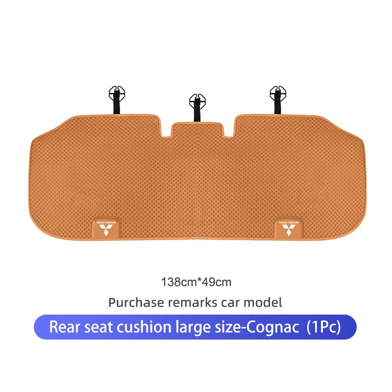 Car Logo Seat Cover Ice Silk Protector Mat Pad Comfortable Auto Accessories For Mitsubishi Lancer ASX Pajero Mirage Attrage