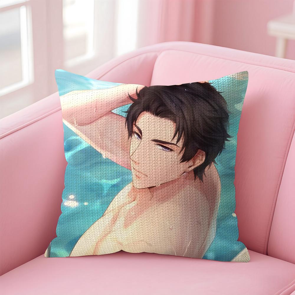 

Victor Cushion Cover Natural Linen Pillow Case DoubleSided Print Decorative Sofa Pillowcase Home Decor Gift 30x30cm