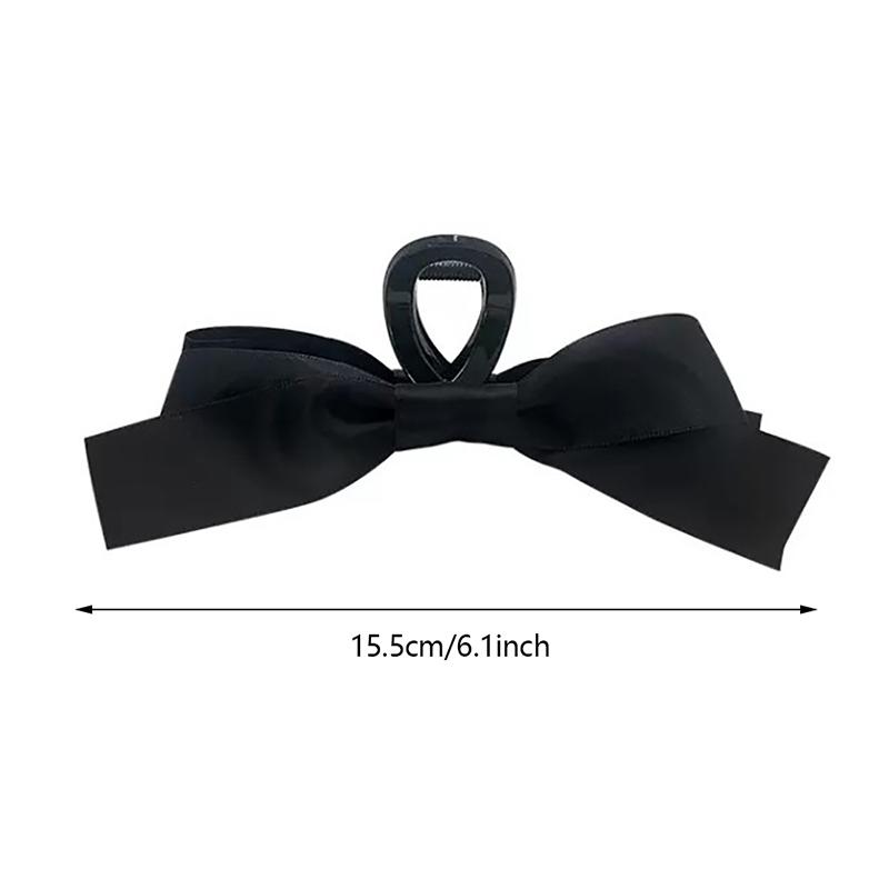 Korean Retro Velvet Bow Large Hair Catch Sweet Girl Headdress Behind The Head