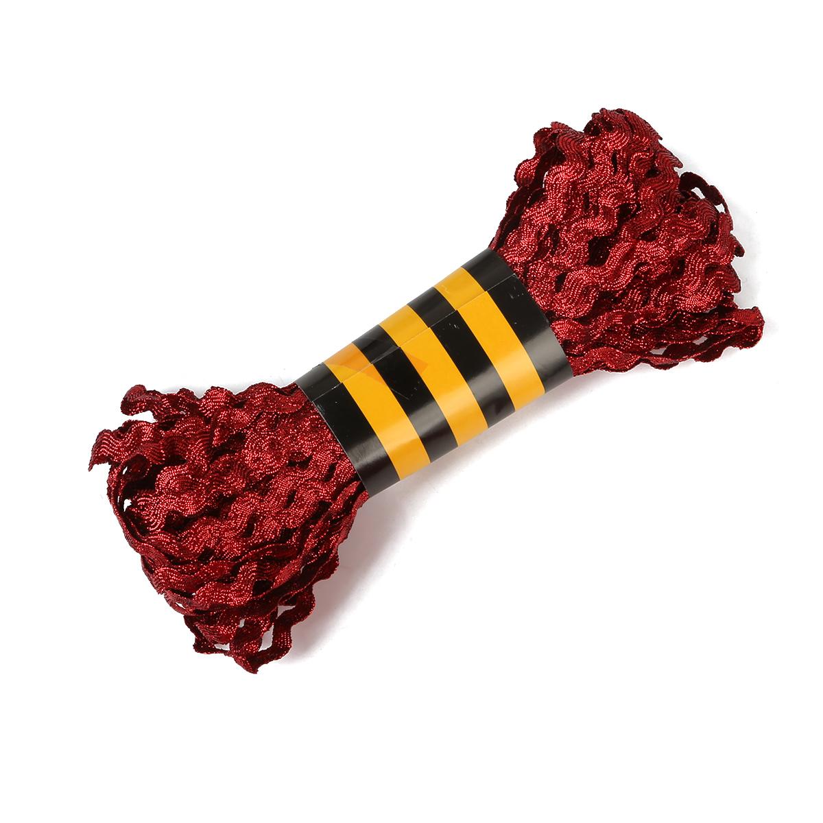 

Зигзагообразные цветные резинки для рукоделия, ширина 8мм тёмно-рыжий