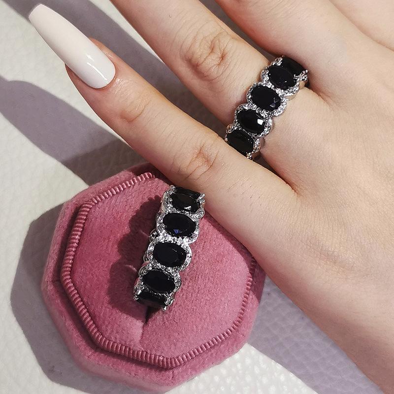 Δαχτυλίδι αρραβώνων 3Α με ζιργκόν και λαμπερά διαμάντια για γυναίκες 4574