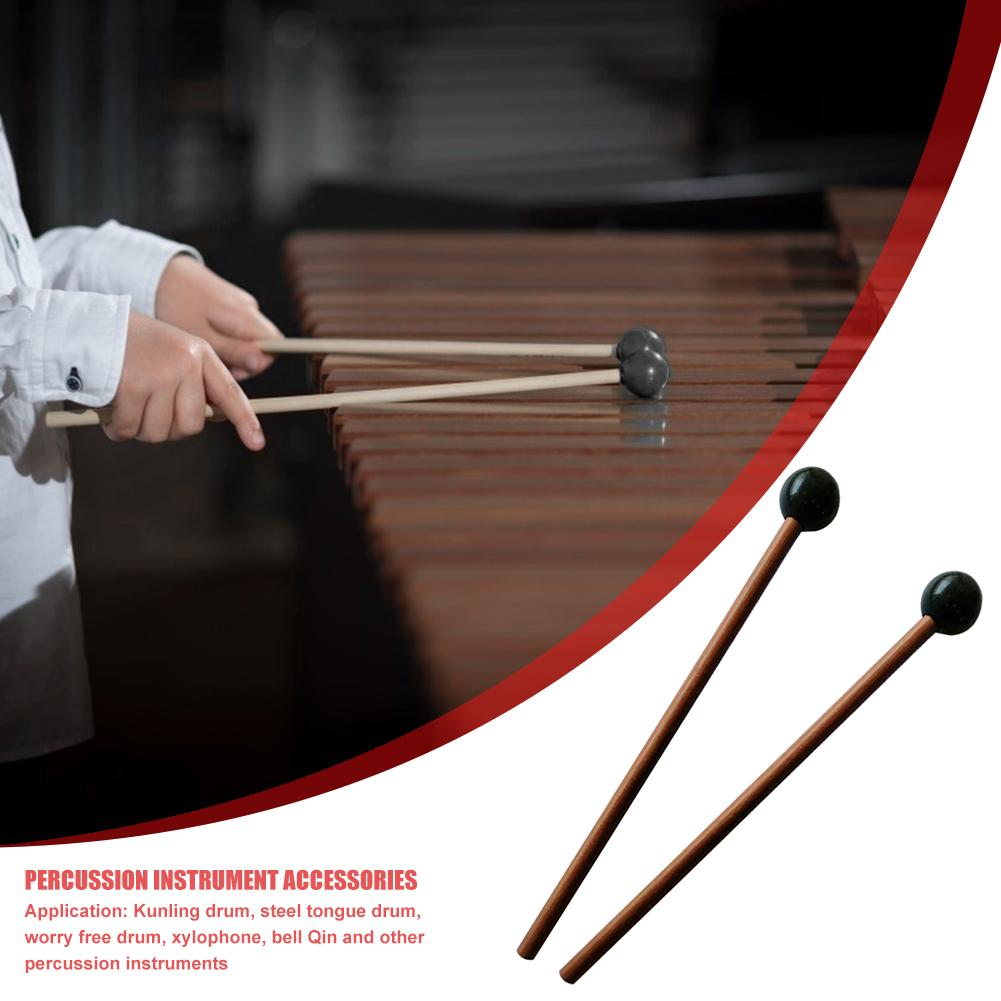 1 Pair Tongue Drum Drumsticks 21cm Professional Mallet for Xylophone Marimba Carillon Percussion Musical Instruments