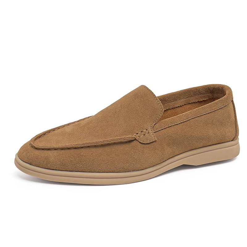

Fashion Stylish Men Driving Loafers Suede Leather Summer Man Casual Shoe Handmade Moccasins Breathable Slip on Boat Shoes Business Shoes 48