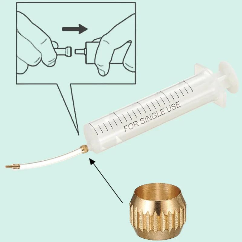 60ml Mineral Oil Bicycle Brake System Bleed Kit Tools MTB Brake Fluid Change Hydraulic Kits for SHIMANO TEKTRO Avid Series