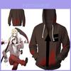 Hanorac cu Glugă Stilat Anime Angels Of Death Isaac Foster Zack Haine de Bază Hanorac Costum Cosplay Pentru Confort și Căldură Supreme
