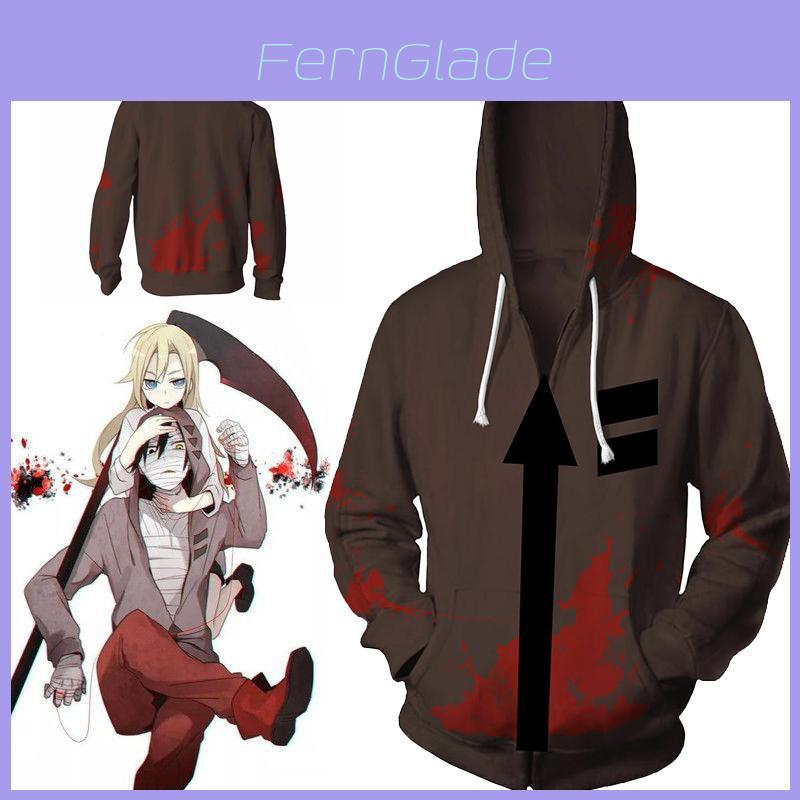 Stylische Anime Angels Of Death Isaac Foster Zack Hoodies Jacke Sweatshirt Cosplay Kostüm Für Ultimativem Komfort Und Wärme