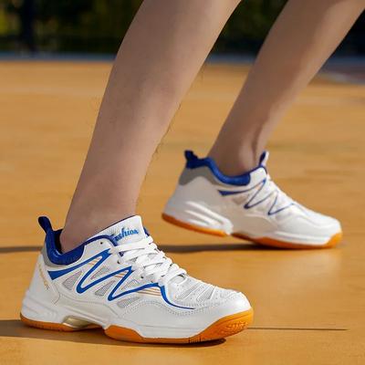 Professional Tennis Shoes for Men Women Breathable Badminton Volleyball Table Tennis Shoes Indoor Sport Training Sneakers Size48