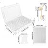 For Cross Stitch Cross Stitch Case Floss Organizer Craft Workspace Clear Embroidery Floss Organizer Box Sewing Tool