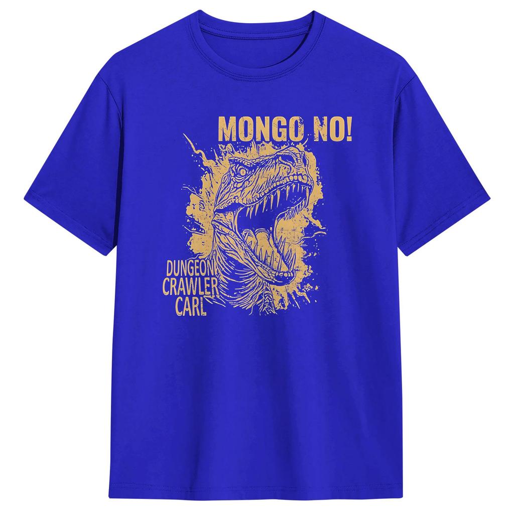 Oversized T Shirt Summer No Mongo Dungeon Crawler Carl Fan Art Vintage 90s TShirts Cotton Tshirt for Unisex Y2K Classic Top Tees