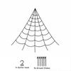 5M/7M Halloween Triangle Spider Web Extra Large Giant Spider Web Scary Lawn Spider Web  Indoor