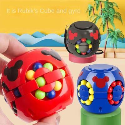 Educational Toys Creative Hamburger Colored Beads Magic Puzzle Rotating Cube Hand Rotating Logical Thinking Ability Interesting Toys