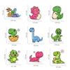Children's Cartoon Stickers 50 Pieces Dinosaur Unicorn Cat Astronaut Water Cup Stationery Waterproof Children's Stickers