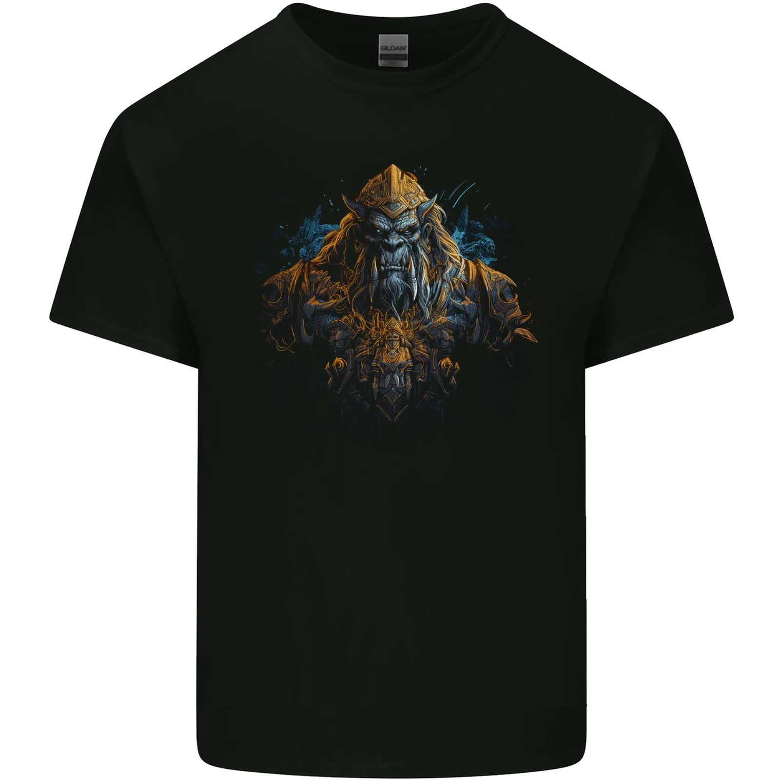 Fantasy Warrior Orc Goblin Orca Elf Troll Styx Kids T-Shirt Childrens M