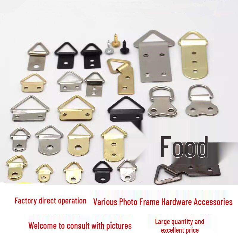Decorative Picture Frame Hanging Hardware & Hidden Hangers for Cross-Stitch, Oil Painting, and Calligraphy Frames