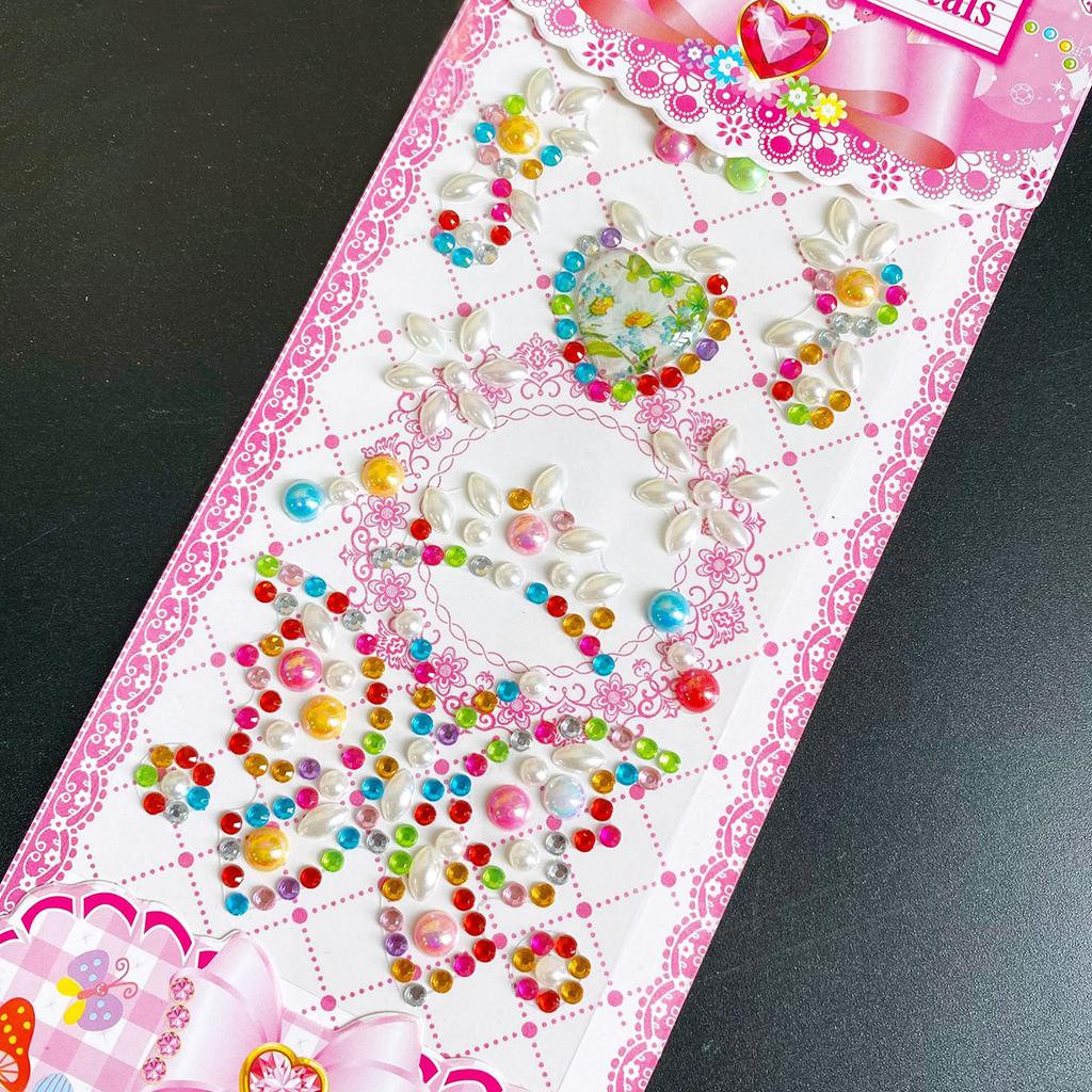 Hoge Kwaliteit 1 Stuk Hoge Kwaliteit Bloemen Hoge Kwaliteit Acryl Hoge Kwaliteit Kristal Hoge Kwaliteit Diamant Hoge Kwaliteit Sticker Hoge Kwaliteit Meisjes