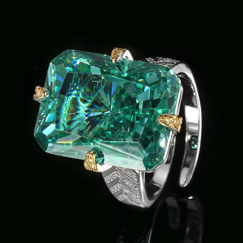 

Комплект украшений Redeen Chepala Зеленый квадратный бриллиант Подвеска Комплект Основной камень 15 * 20